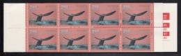 Norway Booklet Scott #1255 Tourism Pane Of 8 7k Whale - Lower Margin Perfed - Postzegelboekjes