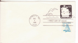 18-U.S.A-Stati Uniti-Intero Postale-Full-Zip-8,5c .Navi-ships-navires-F.D.C . - 1981-00