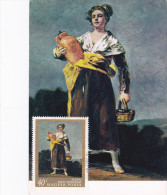 Carte Maximum HONGRIE N° Yvert 1967 (GOYA - Jeune Fille) Obl Sp Ill 1er Jour - Maximumkarten (MC)