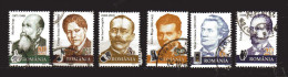 Romania - ° 2012 -  Personaggi Celebri   6  Valori. - Used Stamps