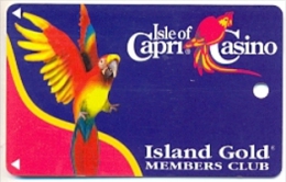 Isle Of Capri Casino,  U.S.A. Older Used Slot Or Player´s Card, Isleofcapri-3 - Casino Cards