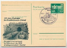 DDR P79-20b-81 C153-b Postkarte PRIVATER ZUDRUCK Brandleitetunnel Oberhof Sost. 1981 - Private Postcards - Used