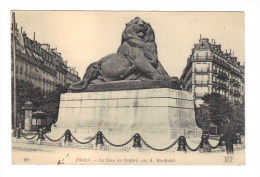 Paris: Le Lion De Belfort Par A. Bartholdi, Place Denfert Rochereau (14-1136) - Arrondissement: 14