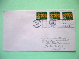 United Nations - New York 1963 FDC Cover - Wheat - Freedom From Hunger - Lettres & Documents
