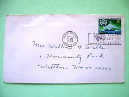 United Nations - New York 1964 FDC Cover To USA - IMCO - Maritime Organization - Ship - Brieven En Documenten