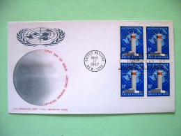 United Nations - New York 1967 FDC Cover - UN Headquarters New York - Looks Like A Lighthouse - Briefe U. Dokumente