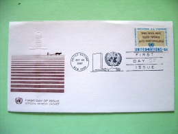 United Nations - New York 1967 FDC Cover - Desarmament - Suspention Of Nuclear Tests - Isaiah Quote - Horse Plowing - Briefe U. Dokumente