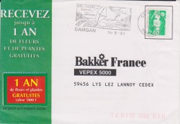 Frankrijk 1995 Cover Stamped Kites - Briefe U. Dokumente