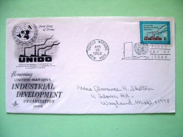 United Nations - New York 1968 FDC Cover - Industrial Development - UNIDO - Industry - Cartas & Documentos