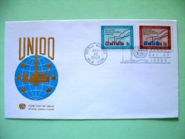 United Nations - New York 1968 FDC Cover - Industrial Development - UNIDO - Industry - Cartas & Documentos