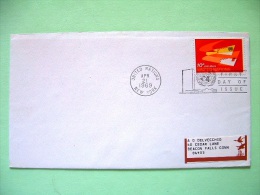 United Nations - New York 1969 FDC Cover To Beacon Falls - Air Mail Letter - 10c - Briefe U. Dokumente