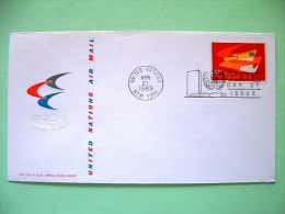 United Nations - New York 1969 FDC Cover - Air Mail Letter - 10c - Storia Postale