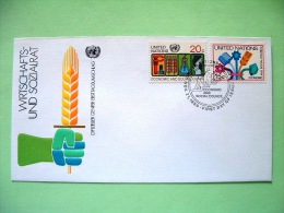 United Nations - New York 1980 FDC Cover - ECOSOC Economic And Social Council - Science And Technology - Book Tool Wh... - Brieven En Documenten