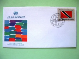 United Nations - New York 1981 FDC Cover - Flags - Trinidad And Tobago - Covers & Documents