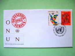 United Nations - New York 1982 FDC Cover - Respect For Human Rights - Dove - Storia Postale