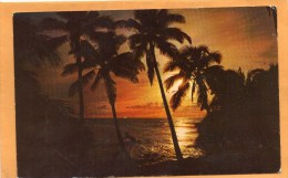 Tahiti Old Postcard Mailed To USA - Tahiti