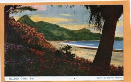 Fiji Old Postcard Mailed To USA - Fidji