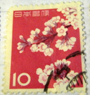 Japan 1961 Cherry Blossoms 10y - Used - Gebruikt