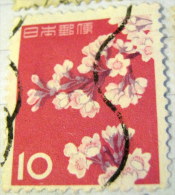 Japan 1961 Cherry Blossoms 10y - Used - Gebruikt