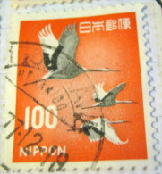 Japan 1968 Manchurian Cranes 100y - Used - Gebraucht