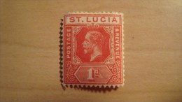 St. Lucia  1912  Scott #65a  MH - St.Lucia (...-1978)