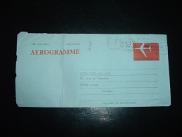 AEROGRAMME AVION 30C POUR LA FRANCE OBL.MEC. 28 APR 1979 CANBERRA MAIL CENTRE - Aerogrammi