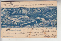 0-5210 ARNSTADT, Jonasthal, 1903, Briefmarke Entfernt - Arnstadt