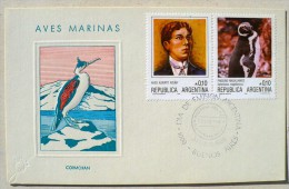 ARGENTINE MANCHOTS, PINGOUINS, Philatelie Polaire, Yvert 1528 FDC, Premier Jour 31/05/1986 - Pinguïns & Vetganzen