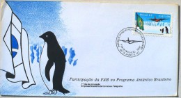 BRESIL MANCHOTS, PINGOUINS, Philatelie Polaire, Yvert 1829 FDC, Premier Jour 09/03/1987 - Pinguine