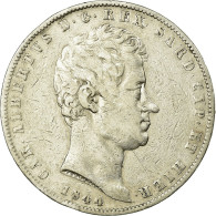 Monnaie, États Italiens, SARDINIA, Carlo Alberto, 5 Lire, 1844, Genoa, TTB - Piamonte-Sardaigne-Savoie Italiana