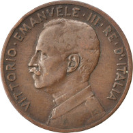 Monnaie, Italie, Vittorio Emanuele III, 5 Centesimi, 1913, Rome, TTB, Bronze - 1900-1946 : Victor Emmanuel III & Umberto II