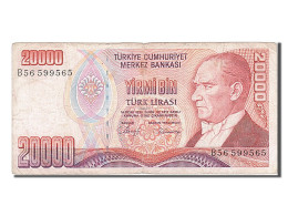 [#254650] Turquie, 20 000 Lira, Type Président Kamel Atatürk - Turchia