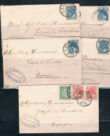 Holanda. 1903. Conjunto De 5 Cartas A España - Cartas & Documentos