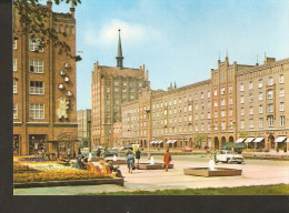 5k. Germany, Rostock Lange Strasse Long Street 1969  -  Farbfoto Schlegel , Lunzenau - Rostock