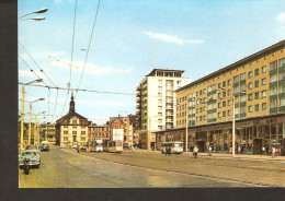 5k. Germany, Gera Street Strasse Der Republik 1969  -  Farbfoto Schlegel , Lunzenau - Gera