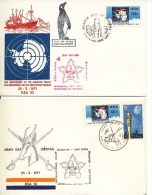 6 FDC´s Zuid Afrika / South Africa 1971 - FDC