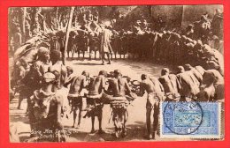 CPA: Nigeria - Sura Men Dancing - Bauchi Plateau - Nigeria