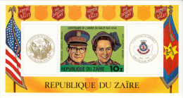 ZAIRE (CONGO D.R.) 1980 Mi BL 34 SALVATION ARMY MINT MINIATURE SHEET ** - Nuevos