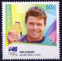 Australia 2012 Olympic Games London 60c Gold Medal Slingsby Sailing Laser MNH - Neufs