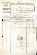 Factuur Facture Brief Lettre  - Quincaillerie Carlos De Saegher - Audenarde - Oudenaarde 1931 - 1900 – 1949