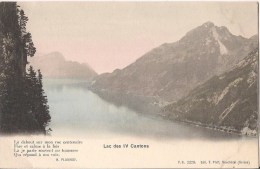 SUISSE LAC DES IV CANTONS POEME DE PLUMHOF - St. Anton