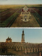 Notre Dame De Lorette: 62 2 Très Belles Cartes Neuves Du Cimetière National 40.000 Tombes Dont 20.000 Inconnus - War Cemeteries