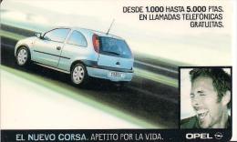 TARJETA TELEFONICA UNI2 COCHE OPEL CORSA 2 SCANER - Sin Clasificación