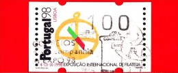 Portogallo - 1997 - Esposizione Di Filatelia - Portugal '98 - 100 - Oblitérés
