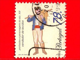 Portogallo - 1996 - Professioni Del 19° Secolo - Venditore Di Tessuti - 78 - Used Stamps
