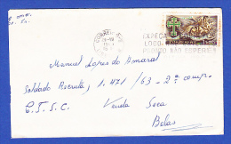 ENVELOPPE -- CACHET - CORREIOS II . LISBOA 2 - 29.VIII.1963 - Covers & Documents