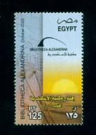 EGYPT / 2002 /  INAUGURATION OF BIBLIOTHECA ALEXANDRINA ( ALEXANDRIA LIBRARY ) / MNH / VF - Nuevos