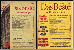 2 X Reader`s Digest  -  Das Beste  -  Von Mai 1974 Und April 1982 - Mode