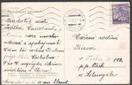 BuM1299 - Böhmen Und Mähren (1941) Leitomischl - Litomysl (machine Postmark), Postcard, Tariff: 60h - Briefe U. Dokumente