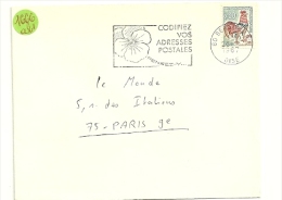 OISE - Dépt N° 60 = BEAUVAIS RP 1967 = FLAMME Codée = SECAP  Dite Pensée N° 1 = ' CODIFIEZ Vos Adresses Postales' - Postcode